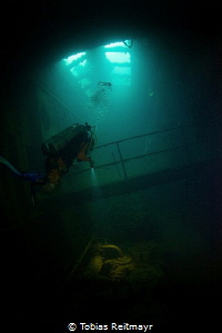 Inside Kensho Maru, Chuuk by Tobias Reitmayr 